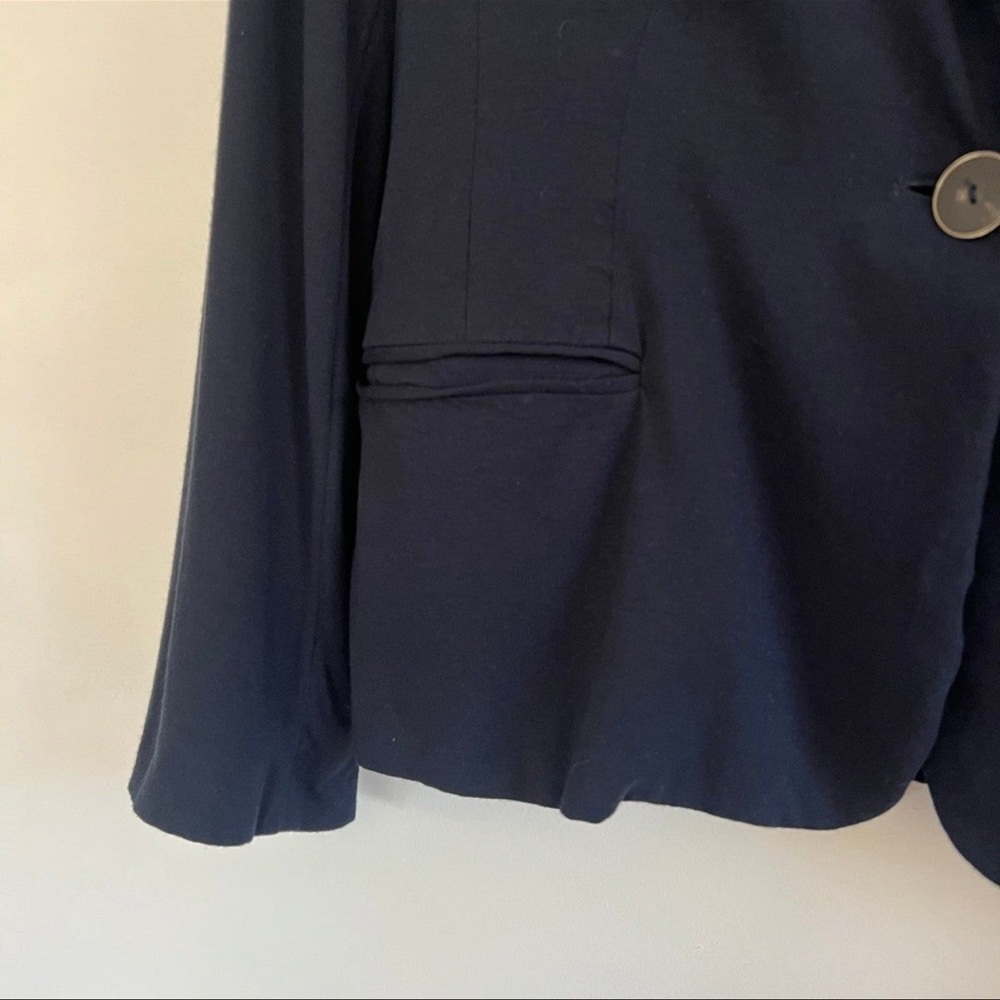 Vintage Zara Navy Blue Blazer Women’s Size Large - Picture 12 of 12